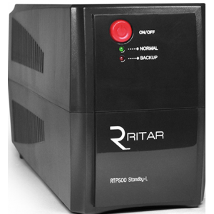 Пристрій безперебійного живлення Ritar Ritar RTP500 (300W) Standby-L (RTP500L) - AT021505